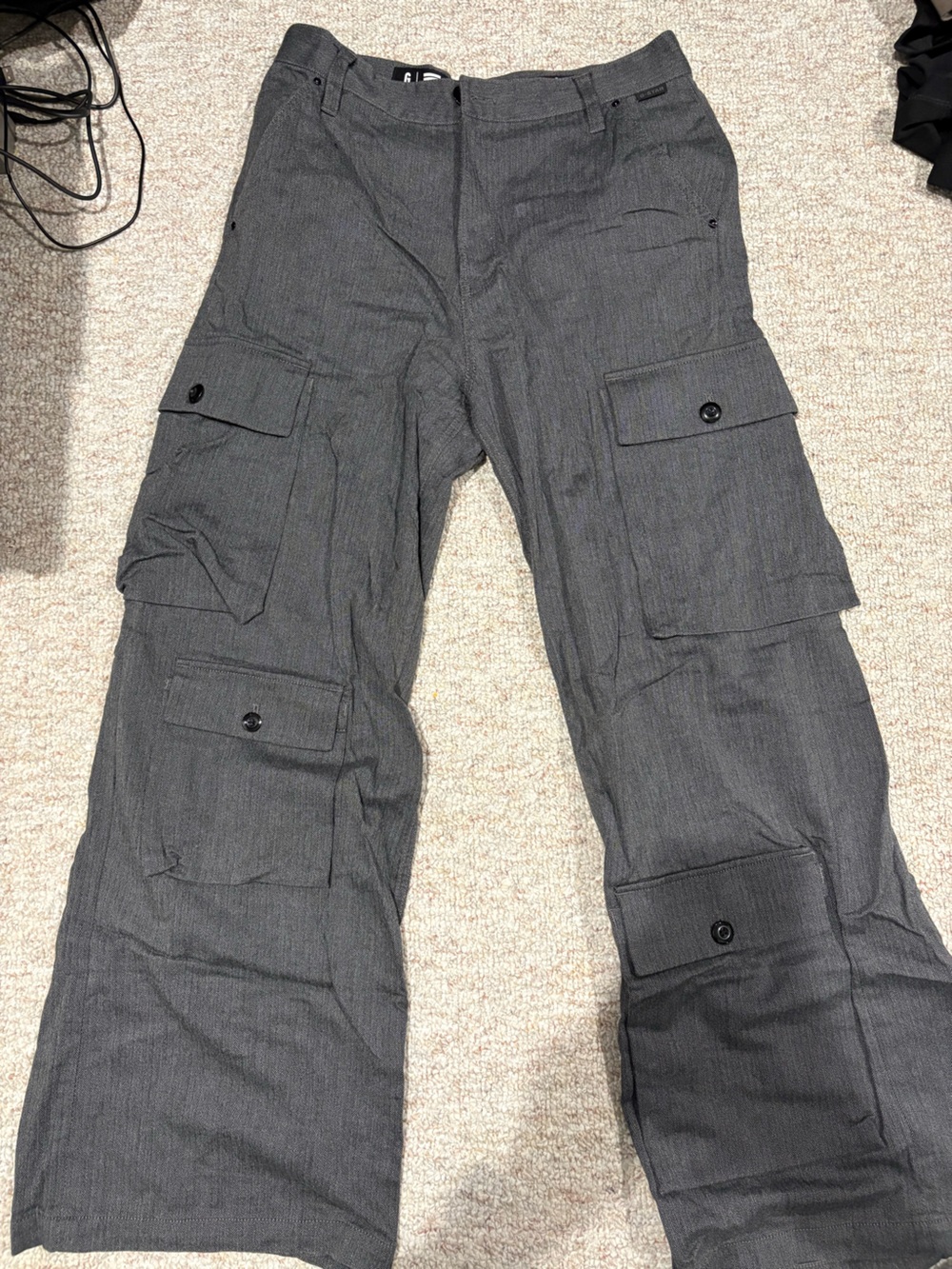 Women’s Gray Cargo Pants - Durable Utility Style